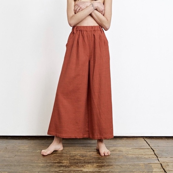 SOLD Ace&Jig Gabe Culottes in Russet - Picture 4 of 4